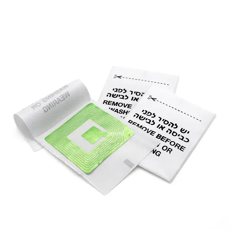 ZXR170 Etichetă moale de cusut RF personalizată